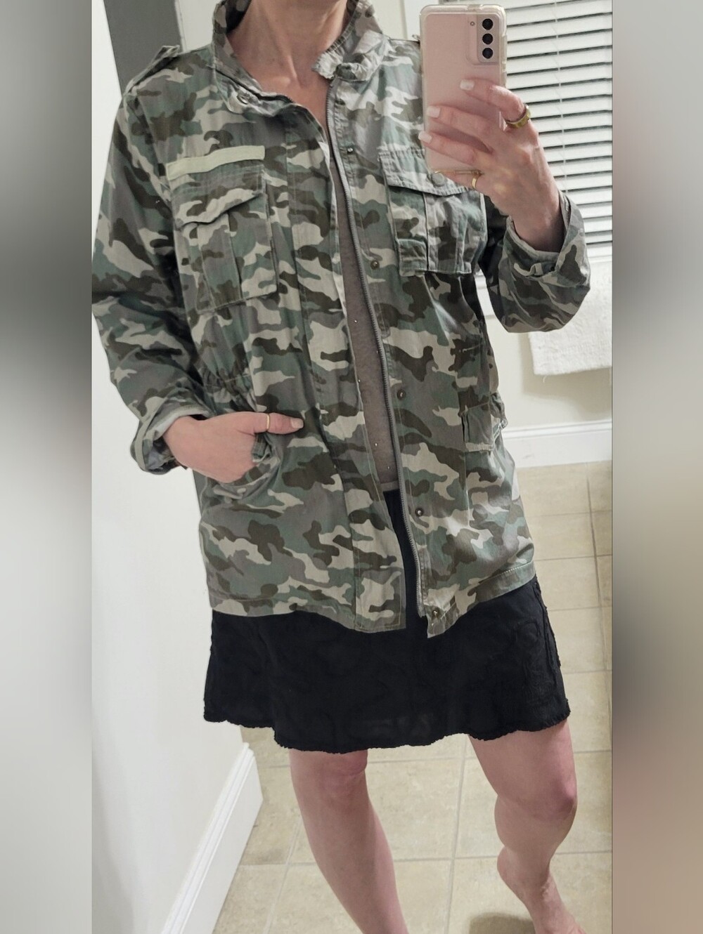 Hayden LosAngeles Camo Utility Jacket - Green Camouflage